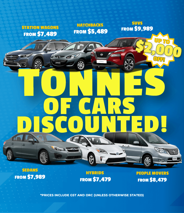 Tonnes of Cars Discounted Jan 23